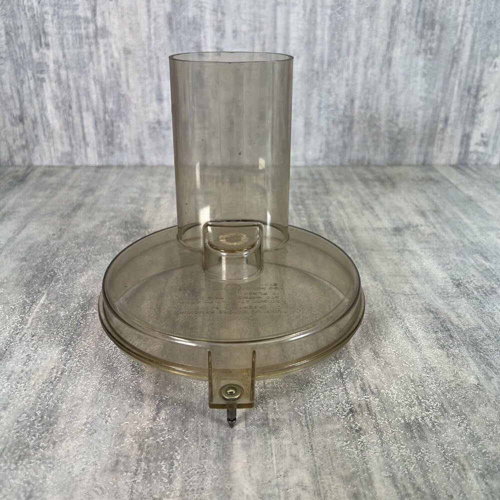 Vintage General Electric GE Food Processor  FP-1B D1FP1-4200 Lid Amber